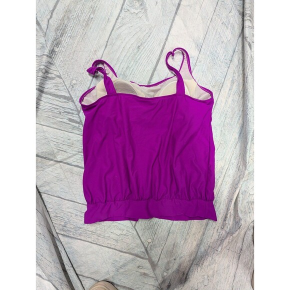 Purple Women's Swim Bikini Top - Picture 3 of 7